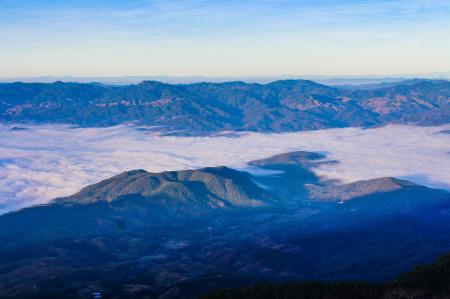 Mountain With Clouds