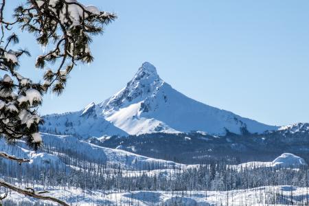 Mt Washington, Oregon in January