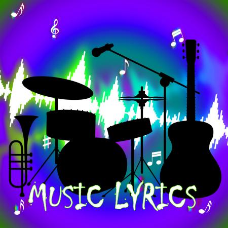 Music Lyrics Indicates Sound Track And Audio