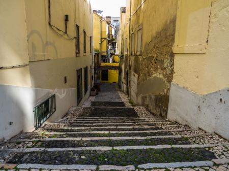Narrow street of Lisbon