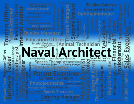 Naval Architect Indicates Building Consultant And Aquatic