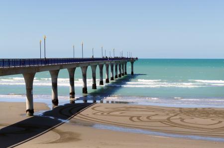 New Brighton Pier. Christchurch NZ.