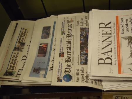 Newspapers for sale