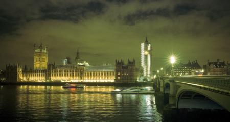 Noche en el Parlamento del Reino Unido