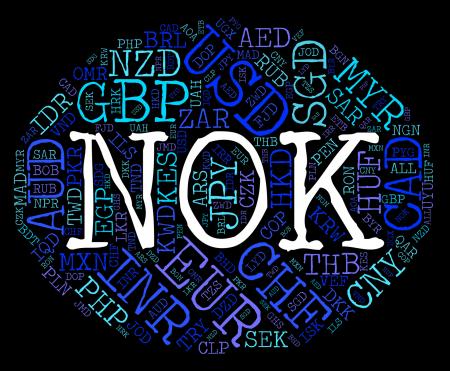 Nok Currency Represents Forex Trading And Exchange