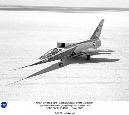 North American F-107A 