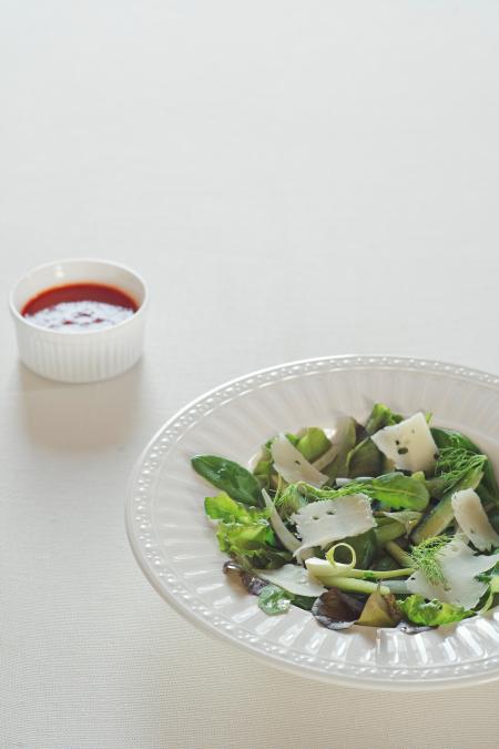 Nouvelle cuisine. Delicious plate ready