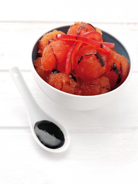 Nouvelle cuisine. Delicious plate ready