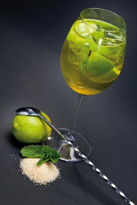 Nouvelle cuisine. Delicious plate ready