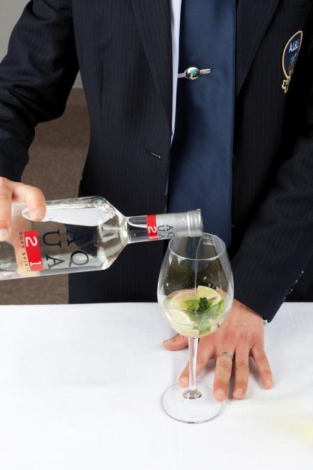 Nouvelle cuisine. Delicious plate ready