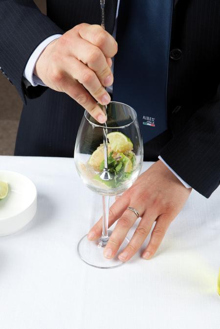 Nouvelle cuisine. Delicious plate ready