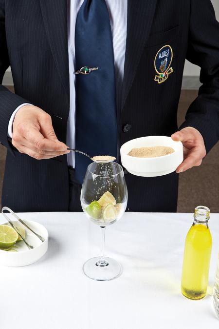 Nouvelle cuisine. Delicious plate ready