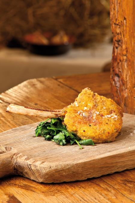 Nouvelle cuisine. Delicious plate ready