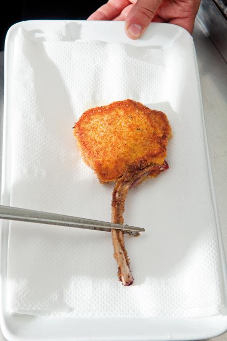 Nouvelle cuisine. Delicious plate ready