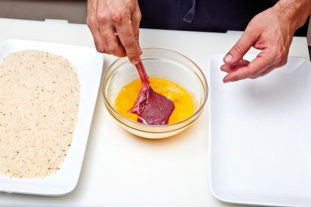 Nouvelle cuisine. Delicious plate ready