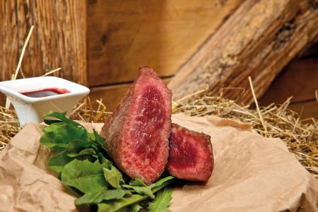 Nouvelle cuisine. Delicious plate ready