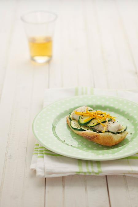 Nouvelle cuisine. Delicious plate ready