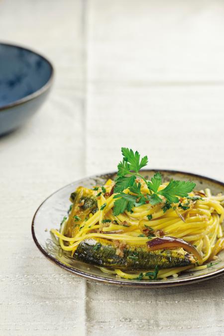 Nouvelle cuisine. Delicious plate ready