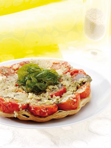 Nouvelle cuisine. Delicious plate ready