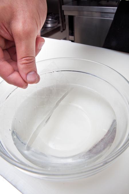 Nouvelle cuisine. Delicious plate ready