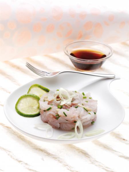 Nouvelle cuisine. Delicious plate ready