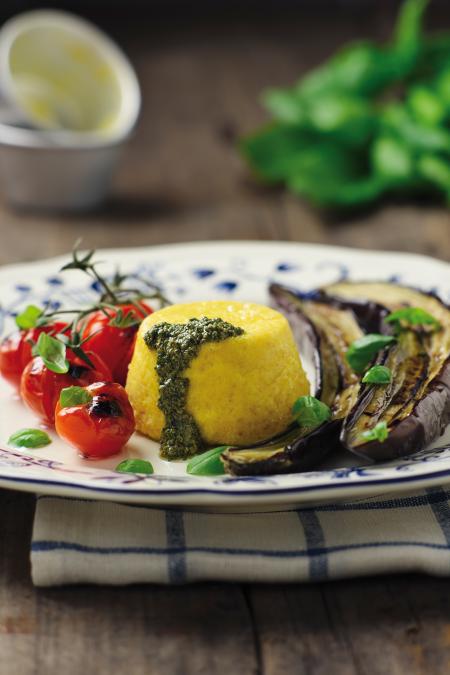 Nouvelle cuisine. Delicious plate ready