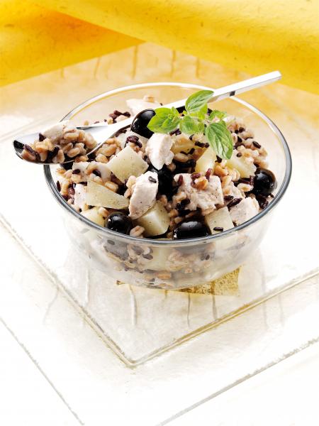 Nouvelle cuisine. Delicious plate ready