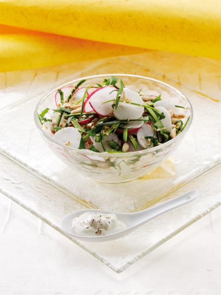 Nouvelle cuisine. Delicious plate ready