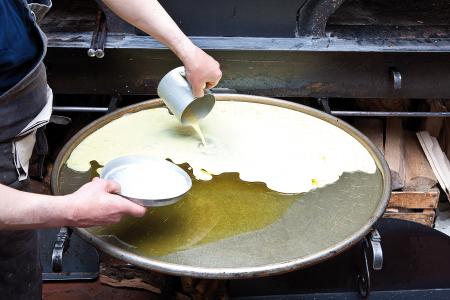 Nouvelle cuisine. Delicious plate ready