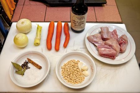 Nouvelle cuisine. Delicious plate ready