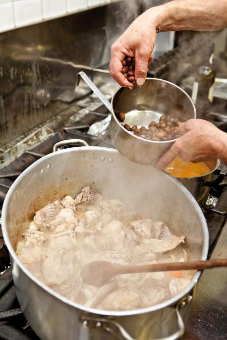 Nouvelle cuisine. Delicious plate ready