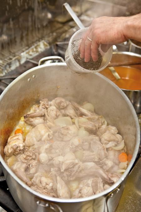 Nouvelle cuisine. Delicious plate ready