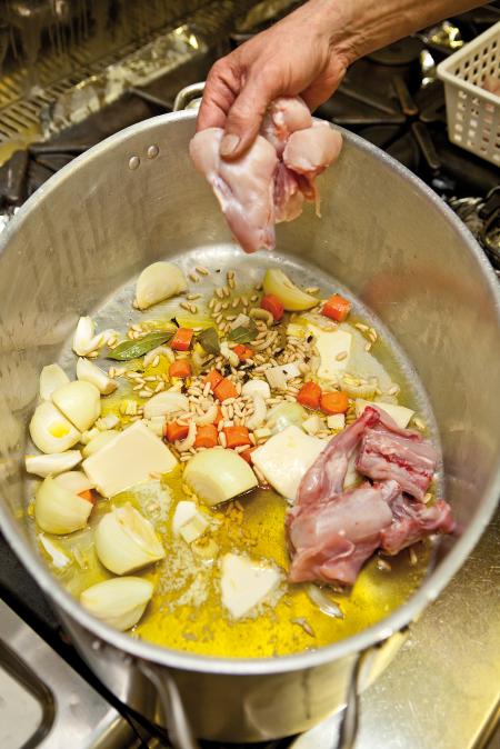 Nouvelle cuisine. Delicious plate ready