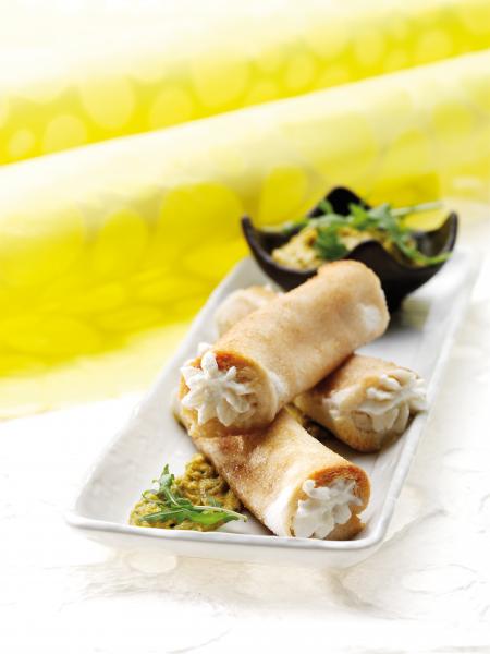 Nouvelle cuisine. Delicious plate ready