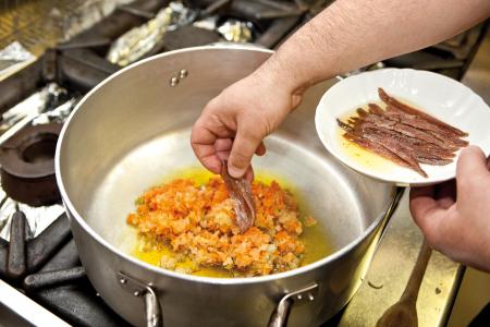 Nouvelle cuisine. Delicious plate ready