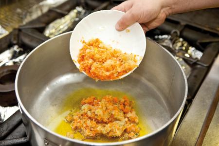 Nouvelle cuisine. Delicious plate ready