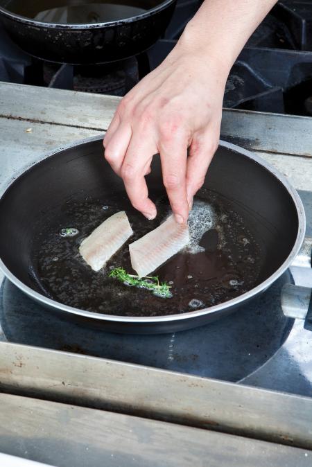 Nouvelle cuisine. Delicious plate ready