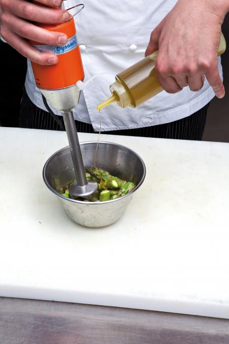 Nouvelle cuisine. Delicious plate ready