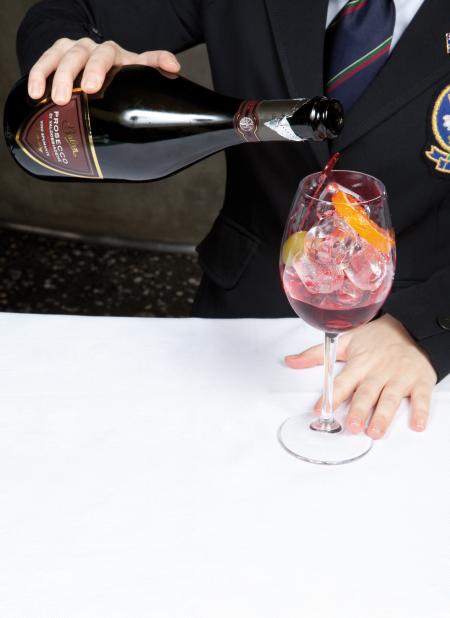 Nouvelle cuisine. Delicious plate ready