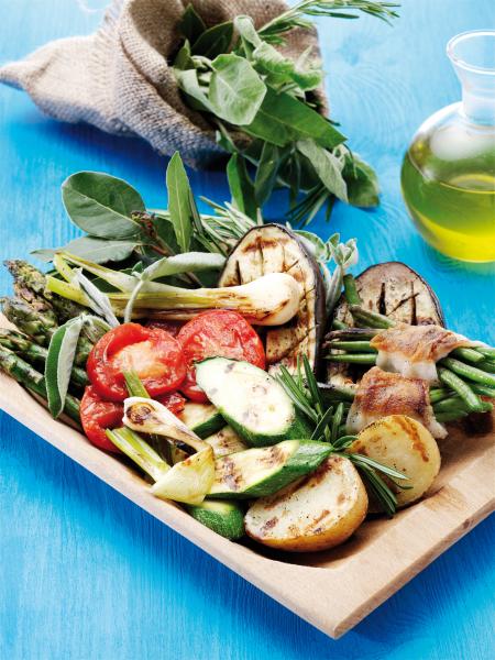 Nouvelle cuisine. Delicious plate ready