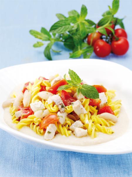 Nouvelle cuisine. Delicious plate ready