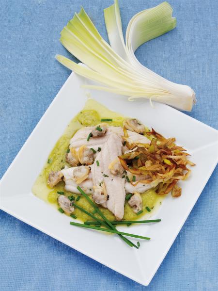 Nouvelle cuisine. Delicious plate ready