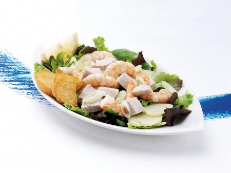 Nouvelle cuisine. Delicious plate ready