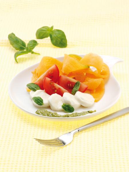 Nouvelle cuisine. Delicious plate ready