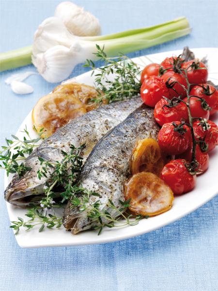 Nouvelle cuisine. Delicious plate ready