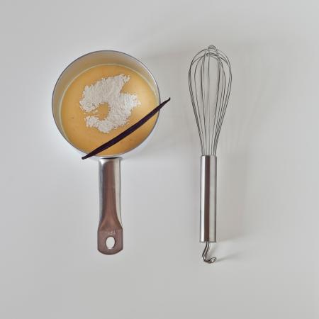 Nouvelle cuisine. Delicious plate ready