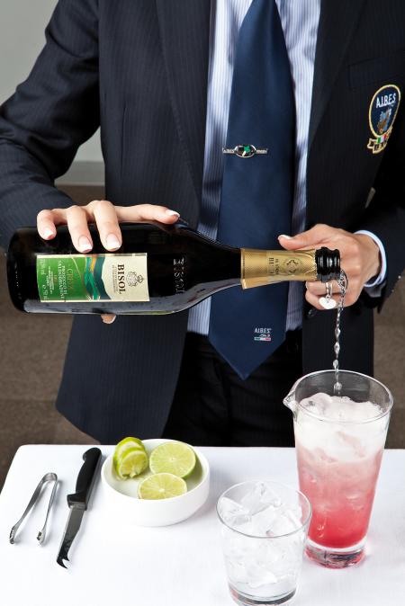 Nouvelle cuisine. Delicious plate ready