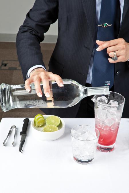 Nouvelle cuisine. Delicious plate ready