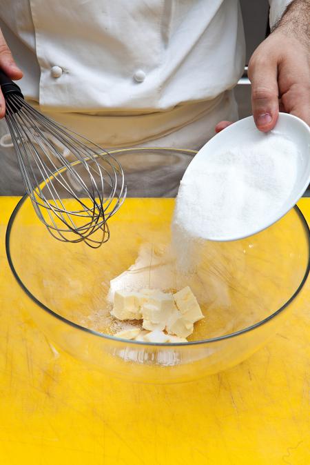 Nouvelle cuisine. Delicious plate ready