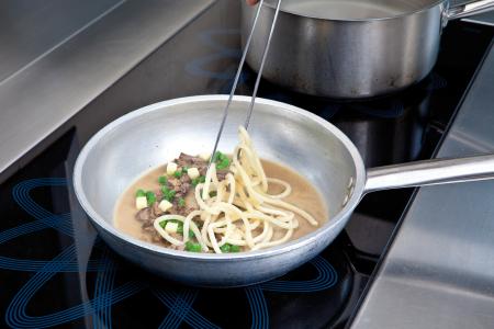 Nouvelle cuisine. Delicious plate ready